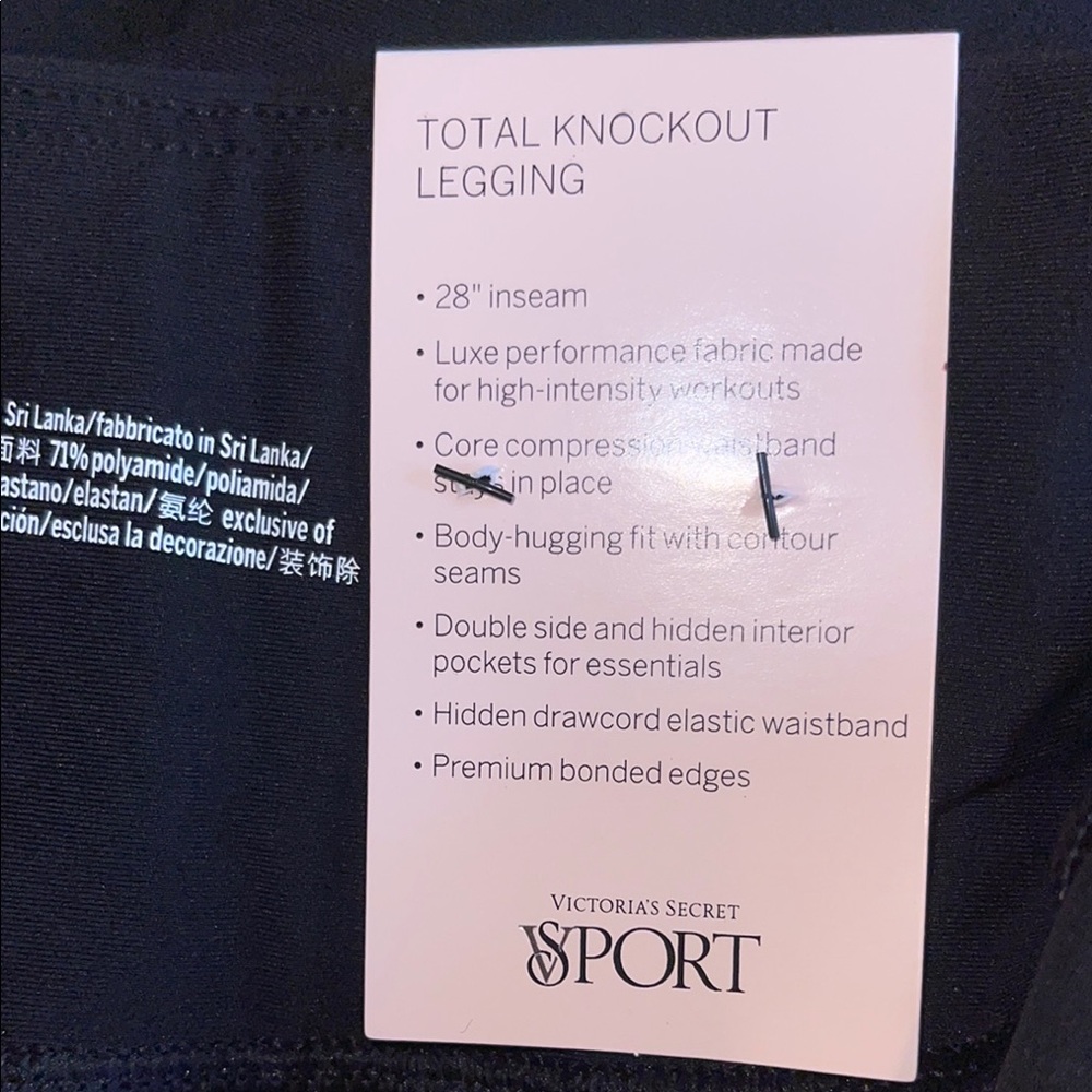 NWT Victoria’s Secret Total Knockout Mid-Rise Leggings - Picture 11 of 16